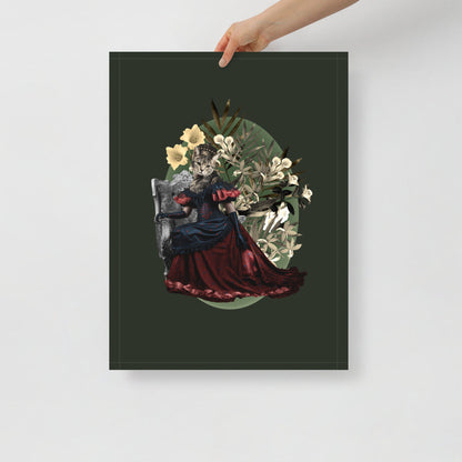 Cat Queen Mörkgrön | Veska 18×24