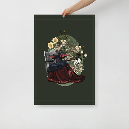 Cat Queen Mörkgrön | Veska 24×36