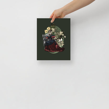 Cat Queen Mörkgrön | Veska 8×10