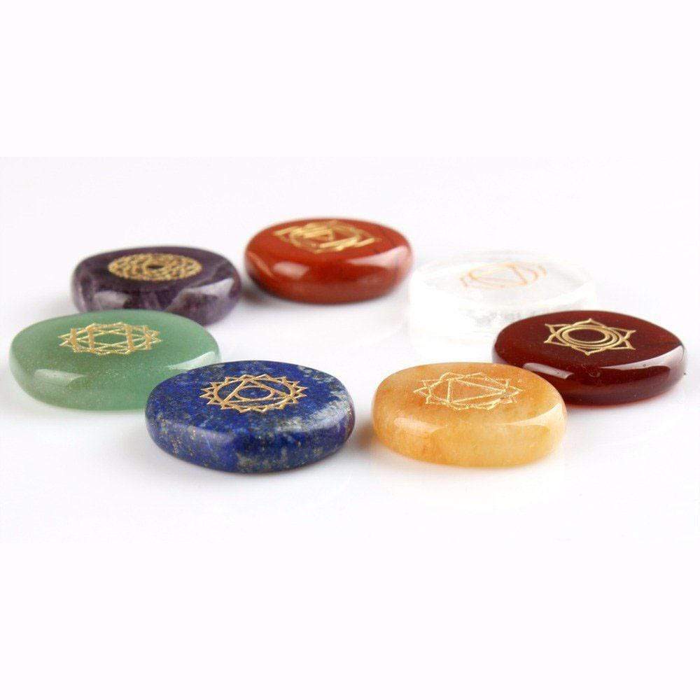 Chakra Healing Stones 7st | Veska