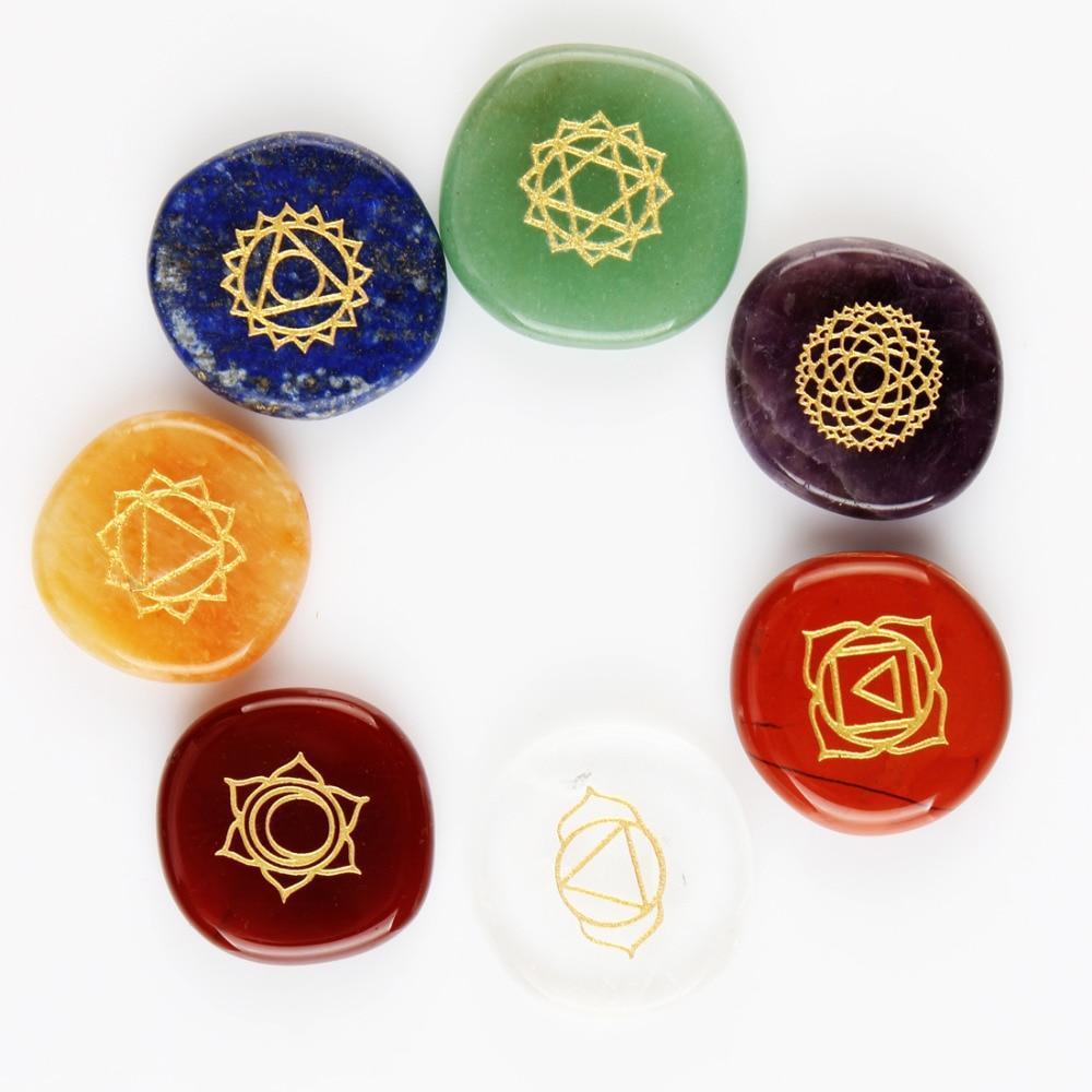 Chakra Healing Stones 7st | Veska