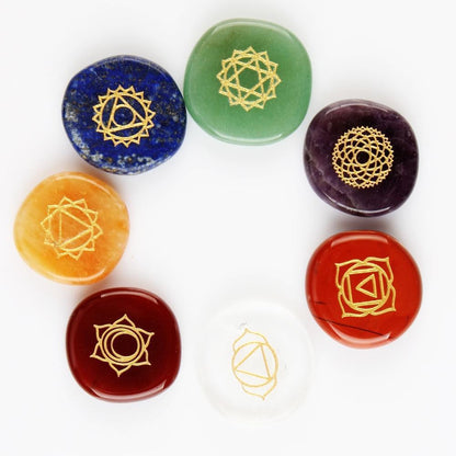 Chakra Healing Stones 7st | Veska