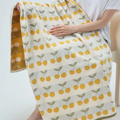 Cherry Cotton Handduk | Veska Gul
