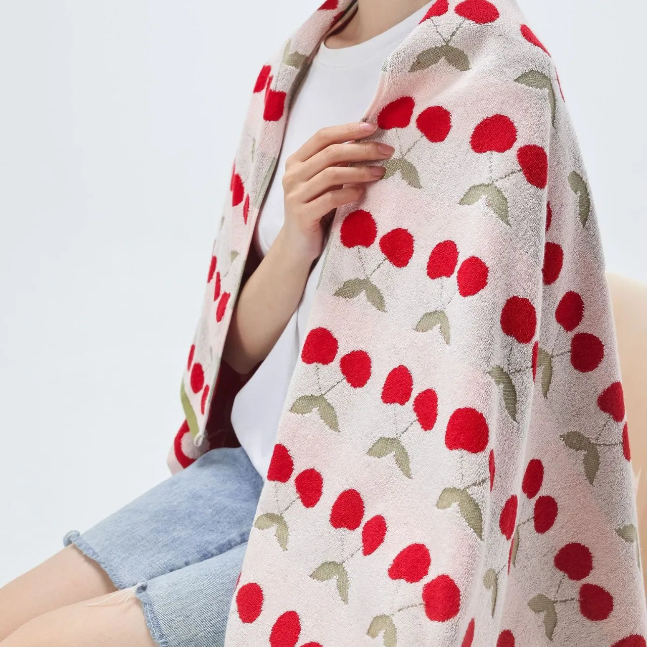 Cherry Cotton Handduk | Veska