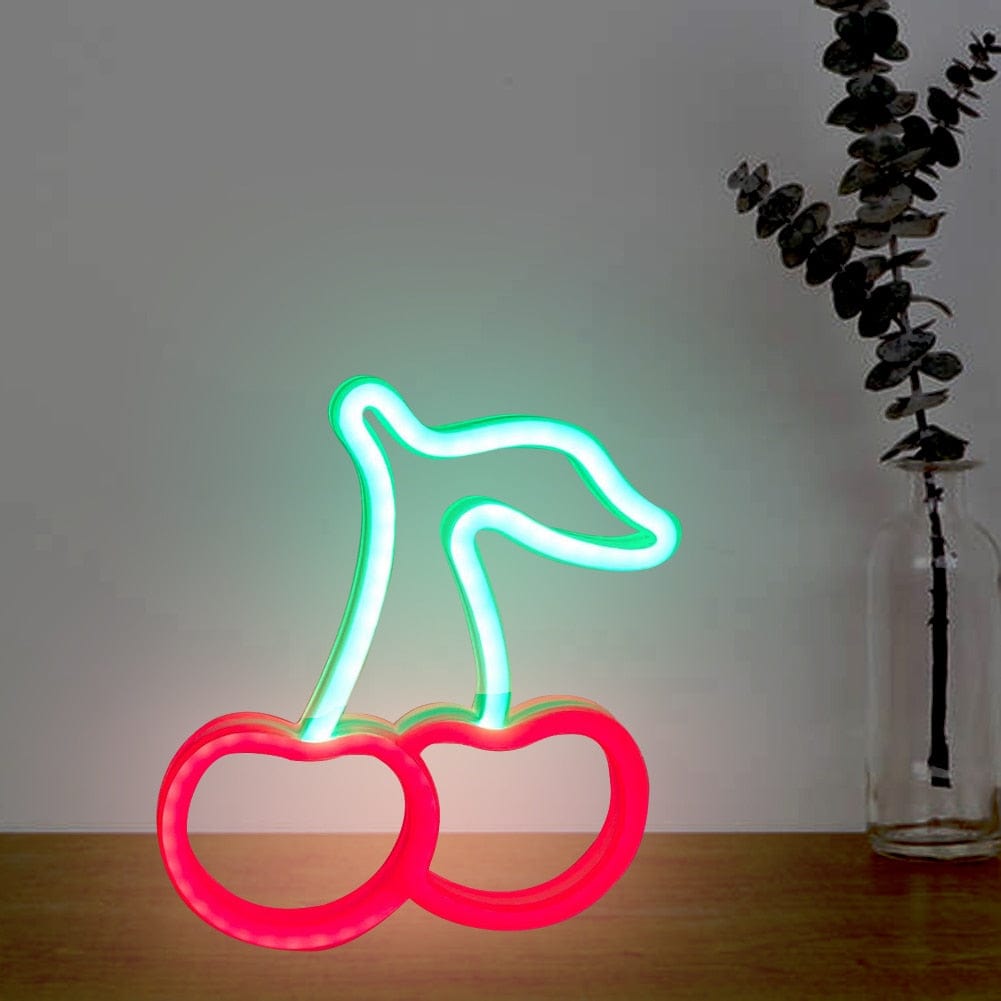 Cherry LED Neon Skylt | Veska Röd