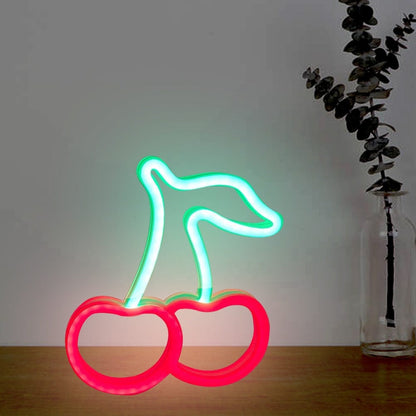 Cherry LED Neon Skylt | Veska Röd