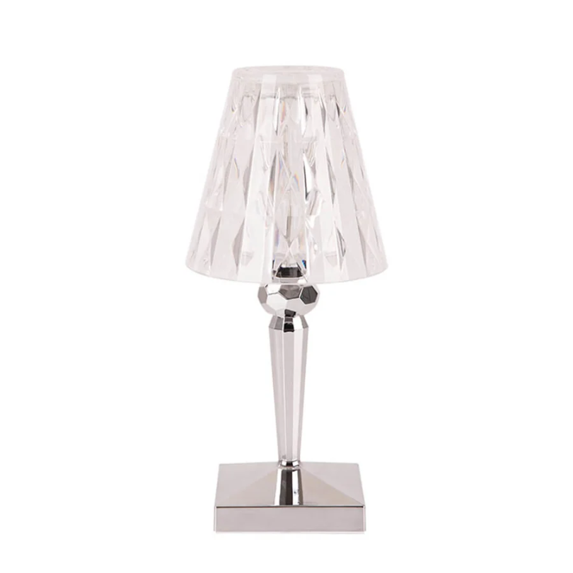 Chic bordslampa med kristalldesign - CrystalLuxe | Veska