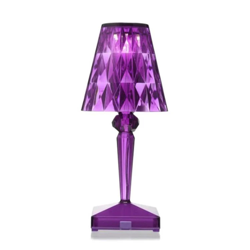 Chic bordslampa med kristalldesign - CrystalLuxe | Veska