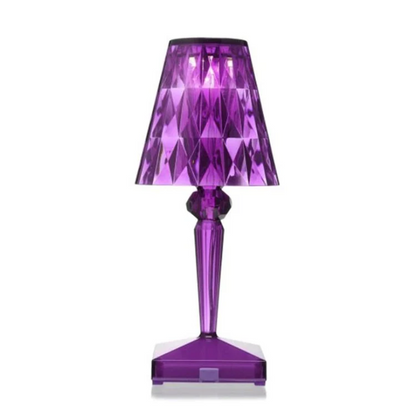 Chic bordslampa med kristalldesign - CrystalLuxe | Veska