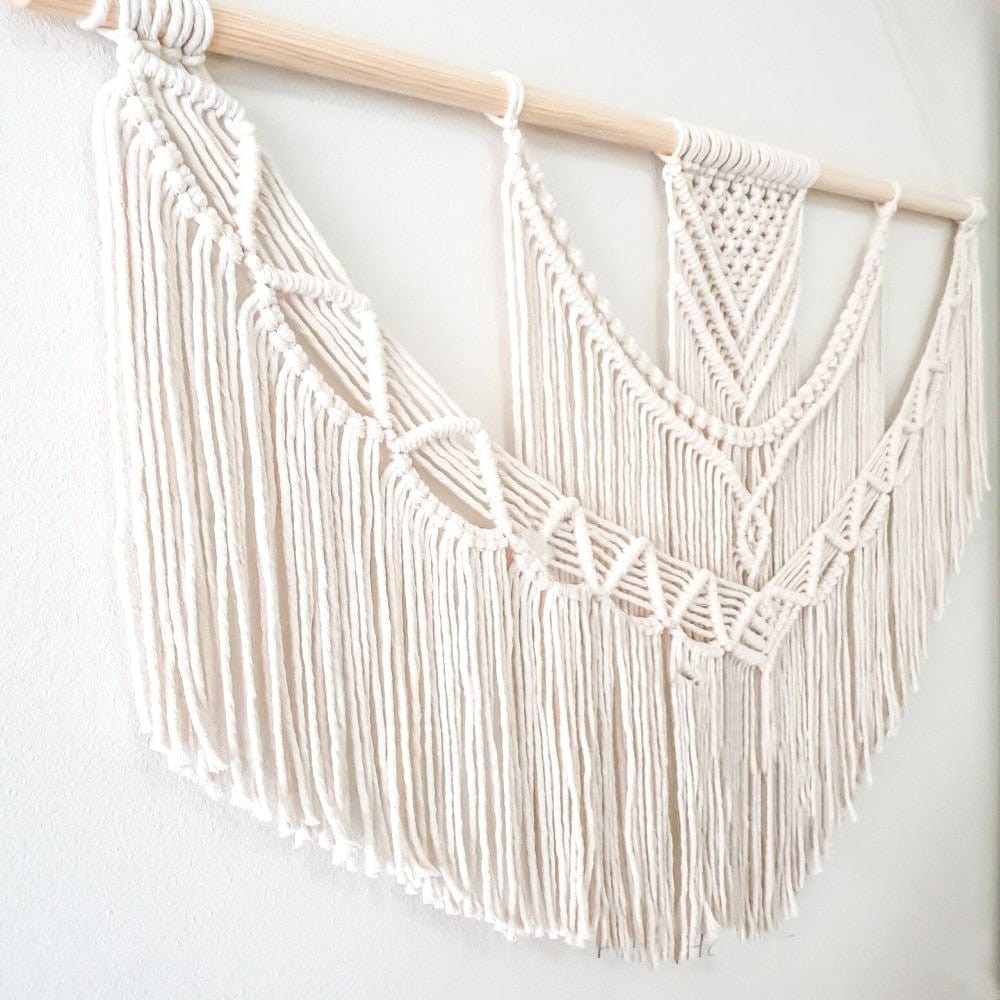 Chic Hand Woven Macrame Väggbonad | Veska