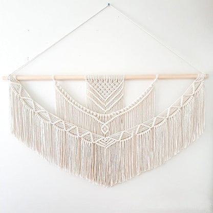 Chic Hand Woven Macrame Väggbonad | Veska