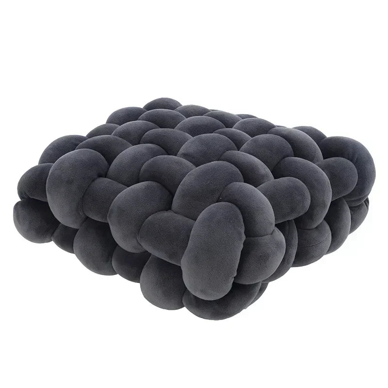 Chunky Woven Knot Cushion | Veska