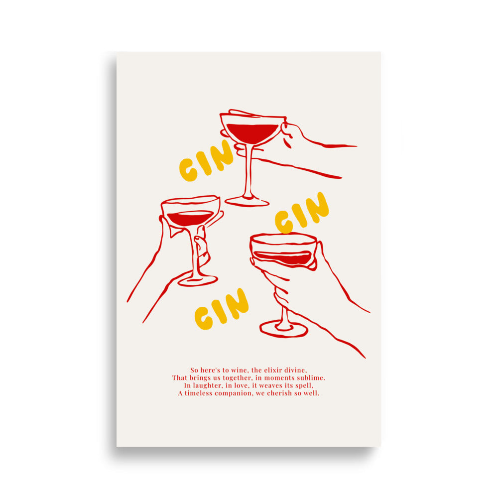 Cin Cin Cin | Veska 61×91 cm