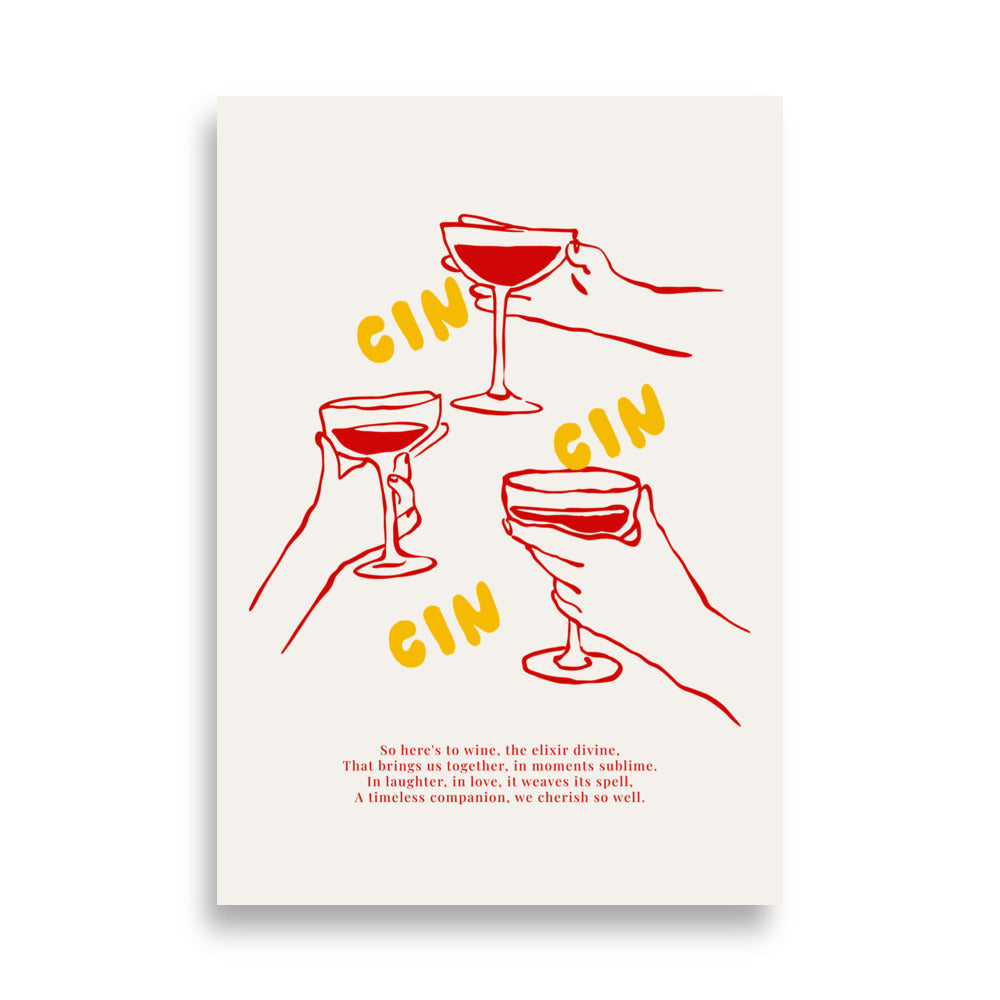 Cin Cin Cin | Veska 70×100 cm