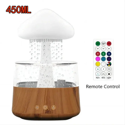 Cloud Rain Forest Aromaterapi Luftfuktare Lampa | Veska Fjärrkontroll 1