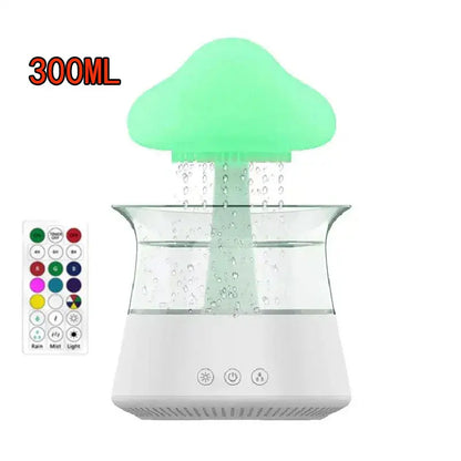 Cloud Rain Forest Aromaterapi Luftfuktare Lampa | Veska Fjärrkontroll