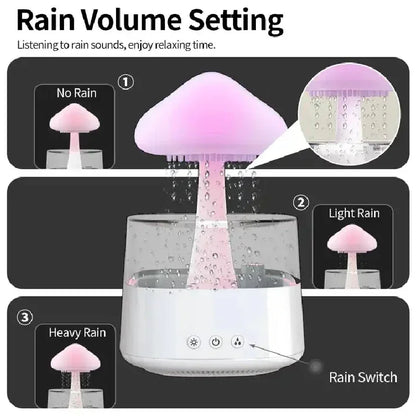 Cloud Rain Forest Aromaterapi Luftfuktare Lampa | Veska
