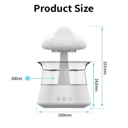 Cloud Rain Forest Aromaterapi Luftfuktare Lampa | Veska
