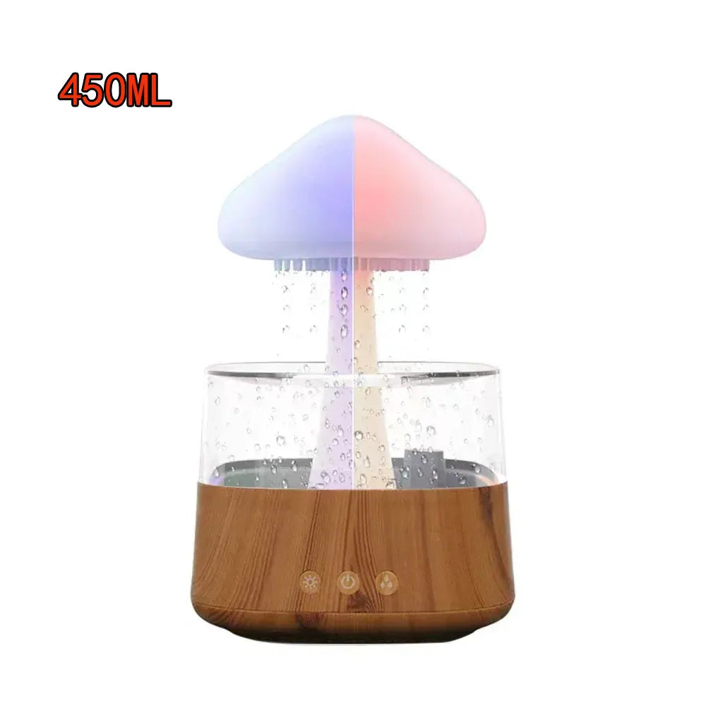 Cloud Rain Forest Aromaterapi Luftfuktare Lampa | Veska Utan fjärrkontroll 4