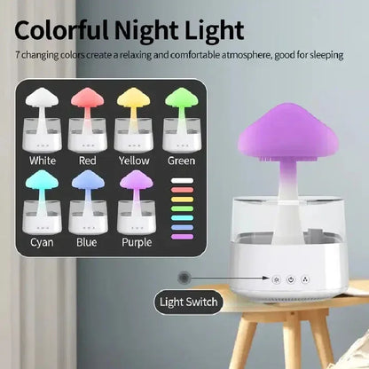 Cloud Rain Forest Aromaterapi Luftfuktare Lampa | Veska