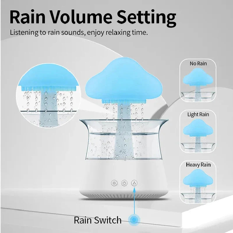 Cloud Rain Forest Aromaterapi Luftfuktare Lampa | Veska