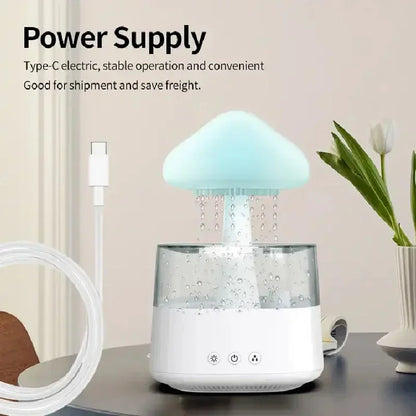 Cloud Rain Forest Aromaterapi Luftfuktare Lampa | Veska