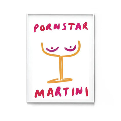 Cocktail Hour Väggkonst | Veska Pornstar Martini