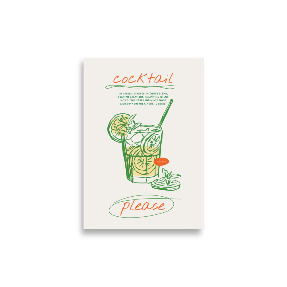Cocktail Please | Veska 21×30 cm