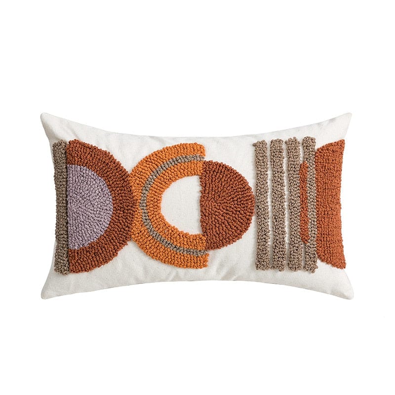 Coffee Boho Tufted Kuddöverdrag | Veska 30 x 50cm 11.81'' x 19.68''