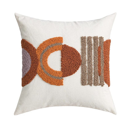 Coffee Boho Tufted Kuddöverdrag | Veska 45 x 45cm 17.71'' x 17.71''