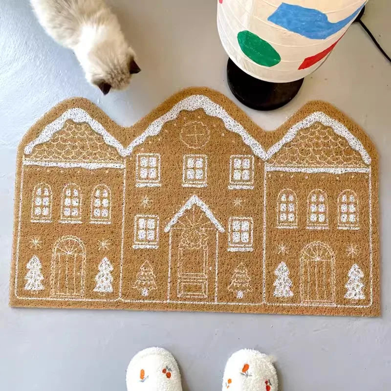 Cookie House Dörrmatta | Veska Brun Kaks Hus