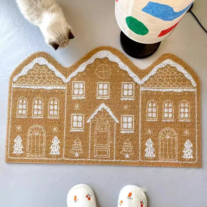 Cookie House Dörrmatta | Veska Brun Kaks Hus