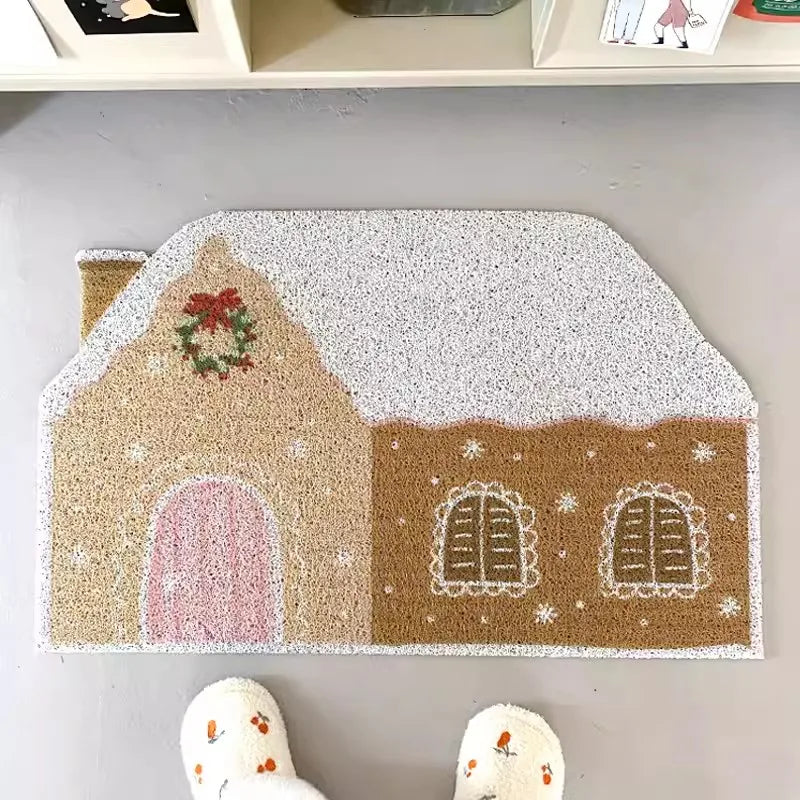 Cookie House Dörrmatta | Veska Cookie House med vit tak