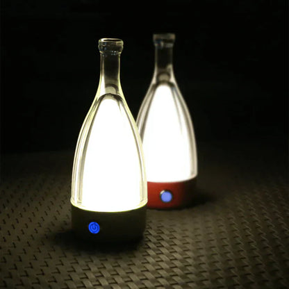 CorkGlow - Vinflaskabordslampa | Veska