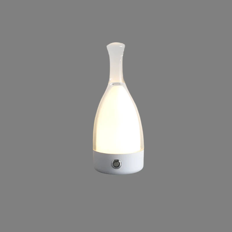 CorkGlow - Vinflaskabordslampa | Veska Vit