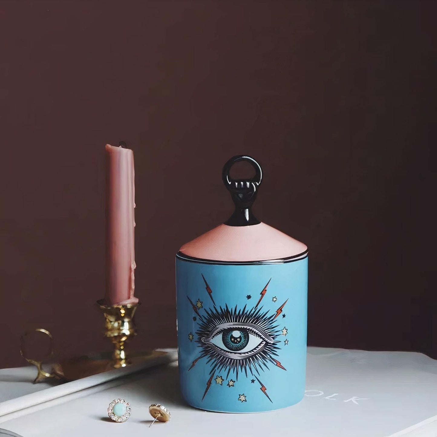 Cosmic Eye Stash Box | Veska Blå