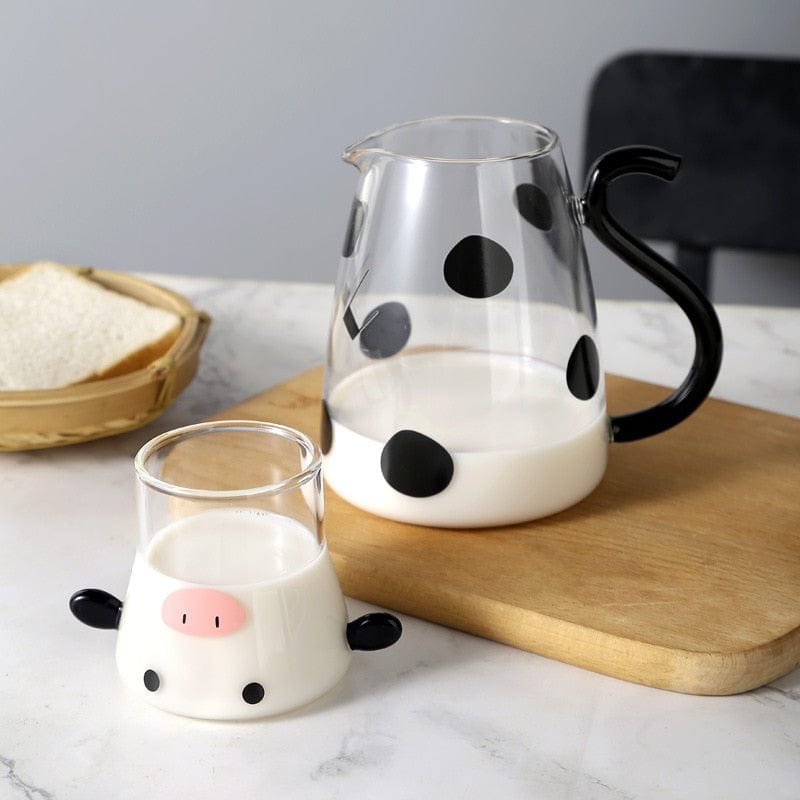 Cow Borosilikatglas Teapot Set | Veska