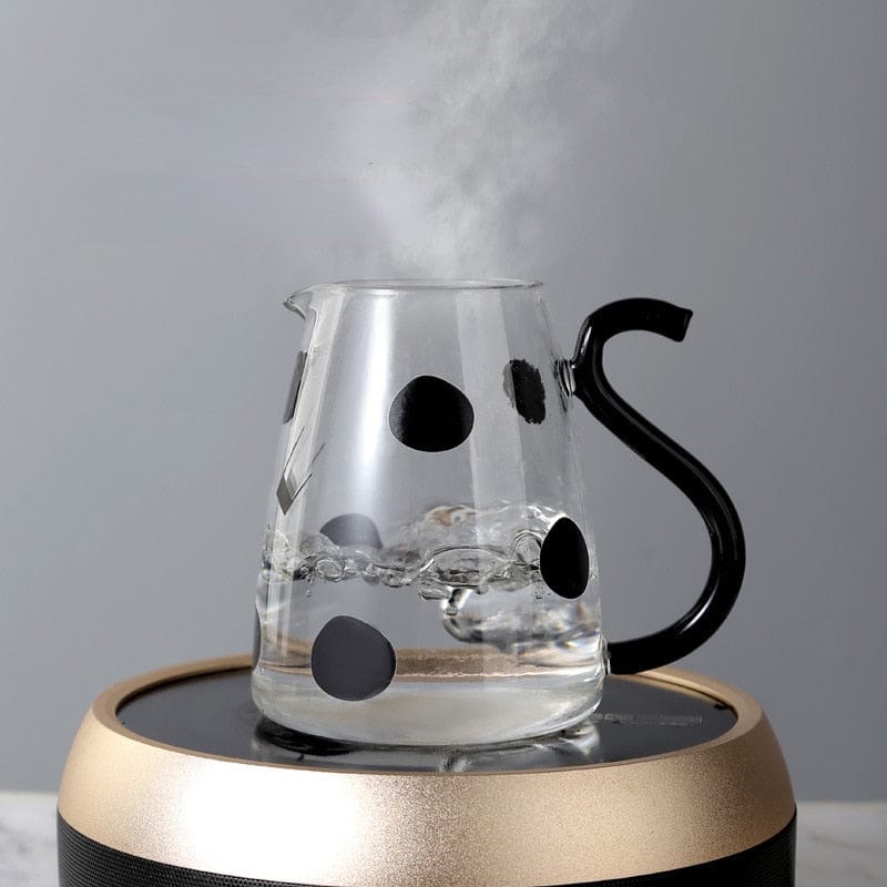 Cow Borosilikatglas Teapot Set | Veska