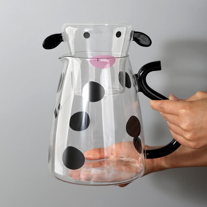 Cow Borosilikatglas Teapot Set | Veska