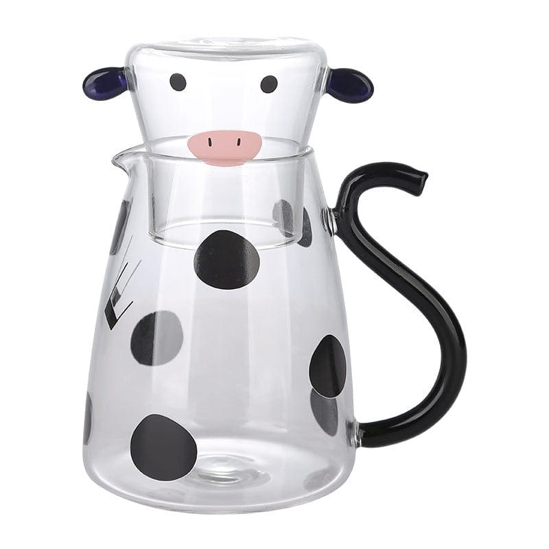 Cow Borosilikatglas Teapot Set | Veska