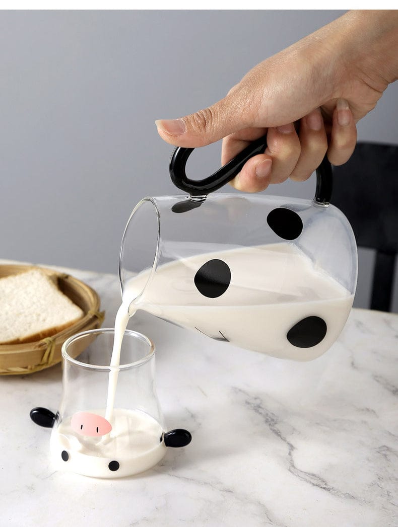 Cow Borosilikatglas Teapot Set | Veska