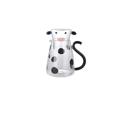 Cow Borosilikatglas Teapot Set | Veska Liten