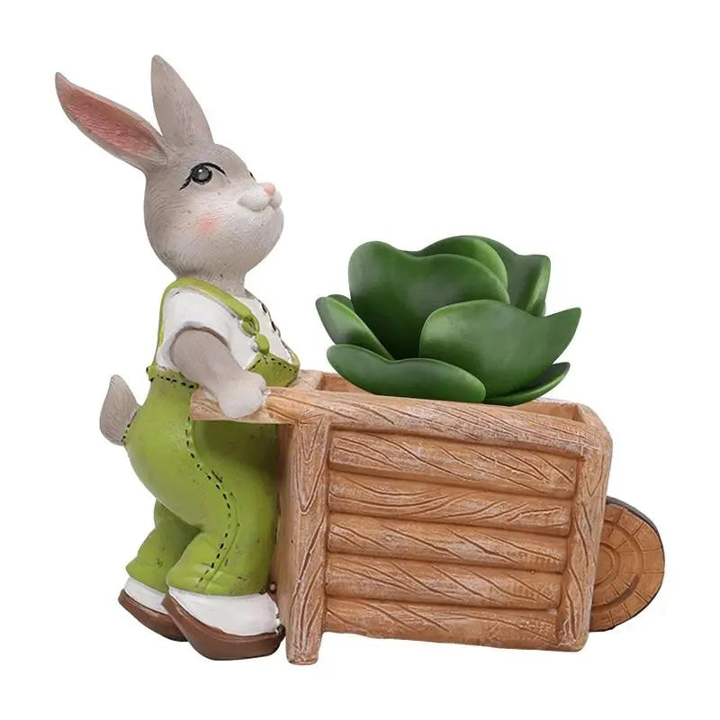 Creative Rabbit Växtkrukor | Veska skottkärra