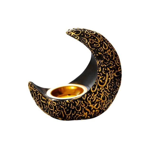 Crescent Moon Aromaterapi Brännare | Veska Svart