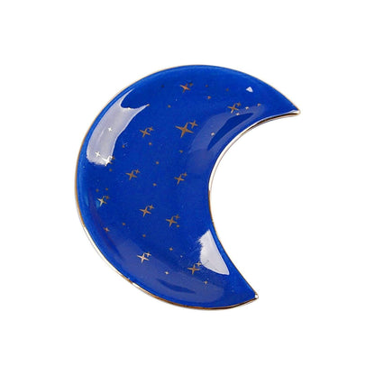Crescent Moon Jewelry Tray | Veska Blå 10x8cm 3.9"x3.1"