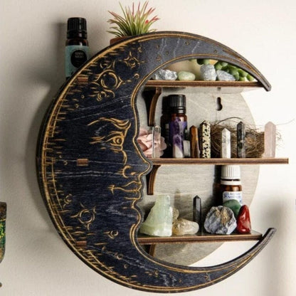 Crescent Moon Shelf | Veska Svart