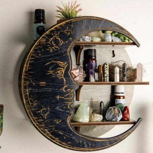 Crescent Moon Shelf | Veska Svart