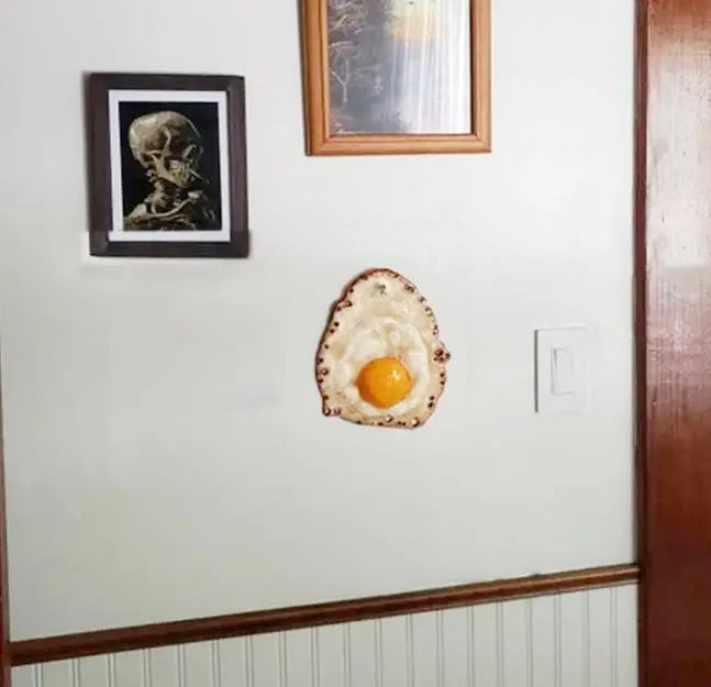 Crispy Fried Egg Wall Sculpture | Veska