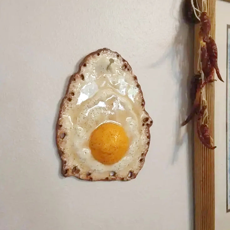 Crispy Fried Egg Wall Sculpture | Veska