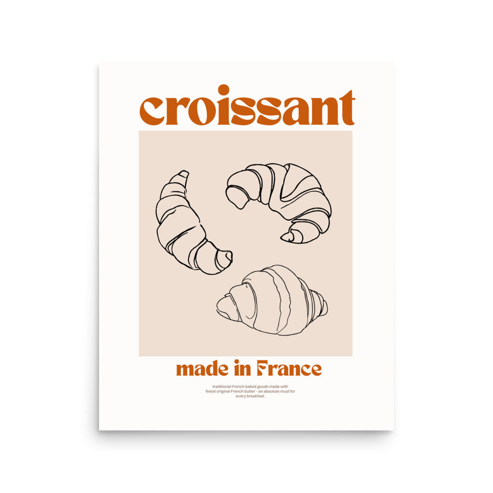 Croissant, tillverkad i Frankrike | Veska 16″×20″